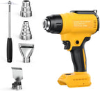 Cordless Heat Gun for Dewalt 20V Battery(NO Battery),350W Fast Heating Soldering Hot Air Gun 1022℉ MAX Temperature