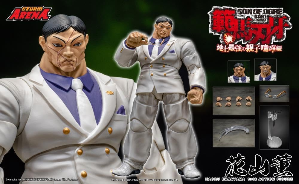 Storm Arena Baki Hanma: Son of Ogre Kaoru Hanayama 1/12th Scale Collector Action Figure
