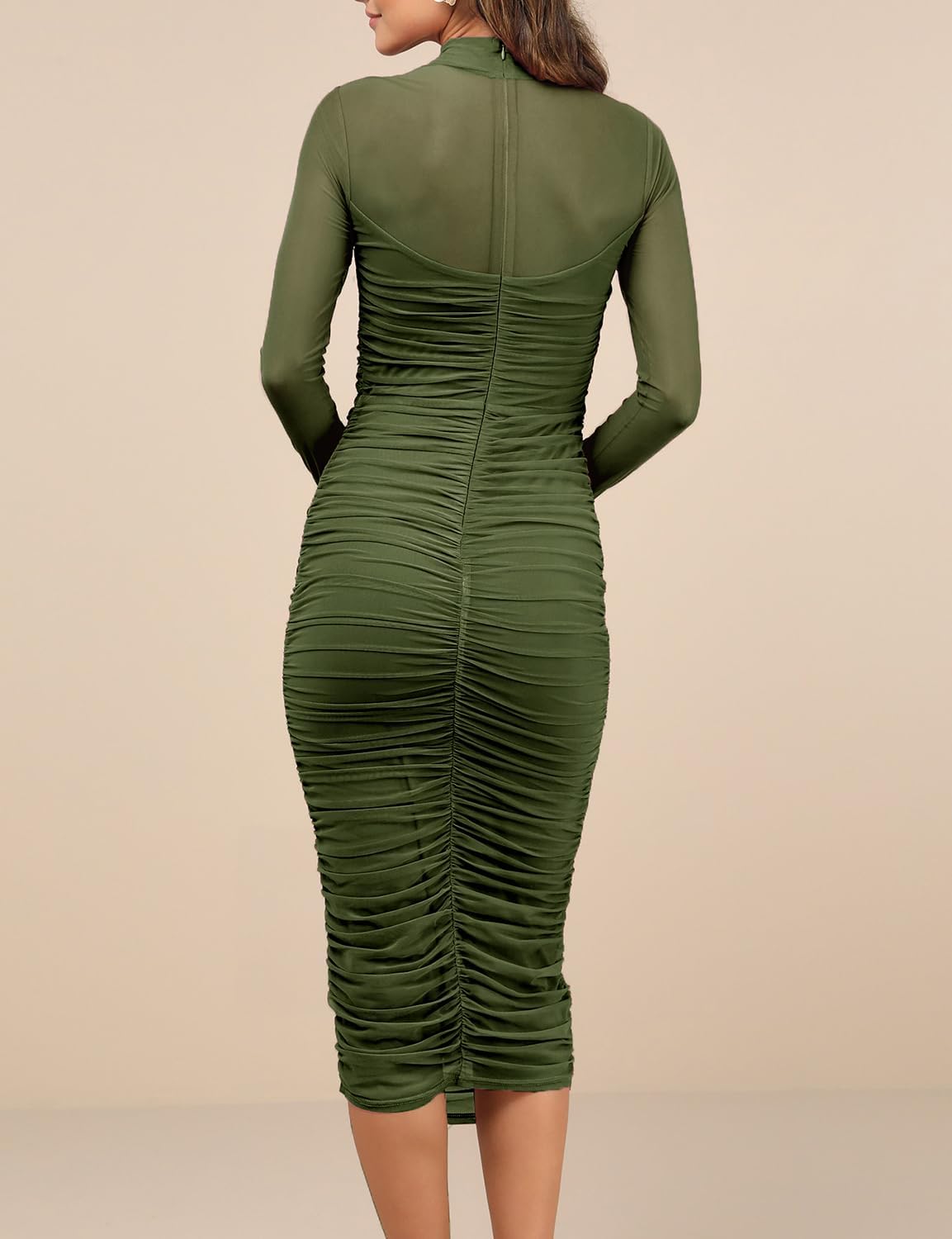 Long Sleeve Maternity Formal Dress for Wedding Guest Fall