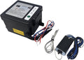 Side Load Trailer Breakaway Kit with Battery, Breakaway Switch, Breakaway Cable, Battery Box, Built in Charger, LED