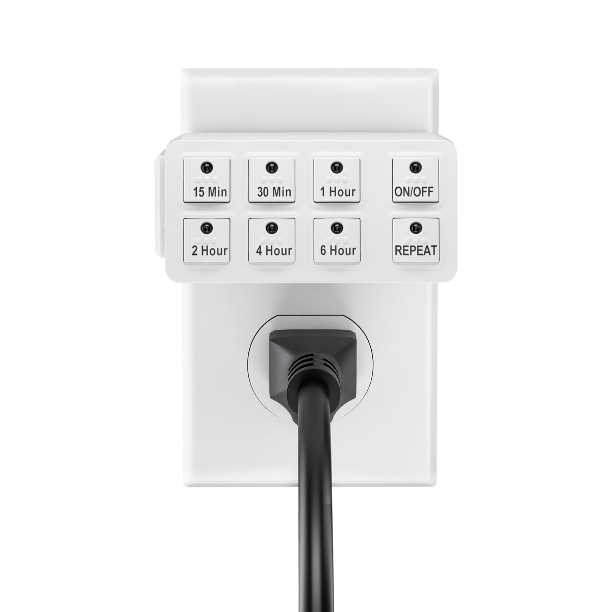 BN-LINK 2 Pack Indoor Countdown Timer with Repeat Function, 3-Prong