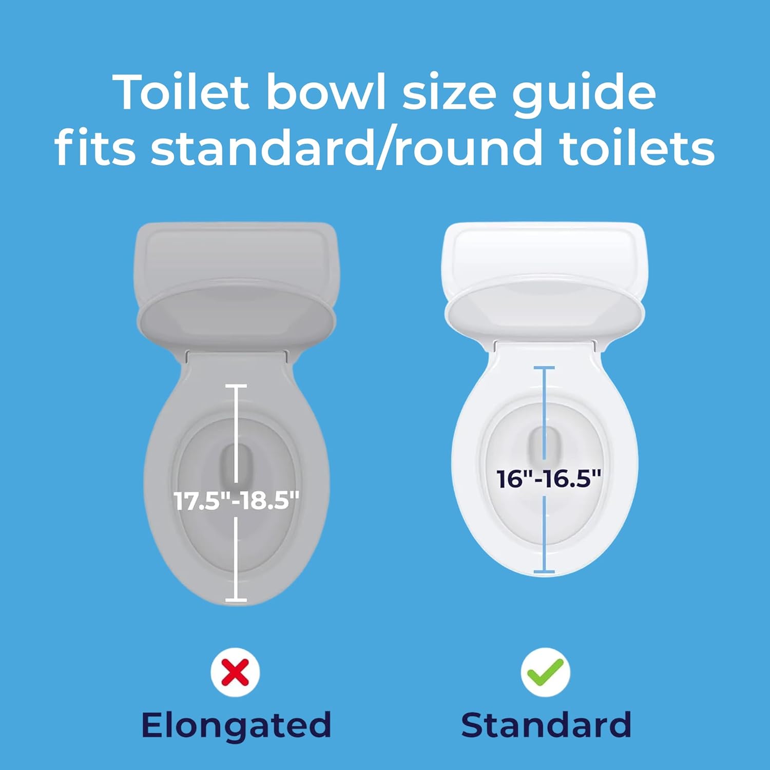 2-in-1 Raised Toilet Seat with Removable Padded Arms - Elevated Bathroom Safety Support - Secure Locking Attachment