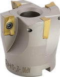 CME 2" 90° Indexable Face Mill, Incl 4 APKT1604 Inserts