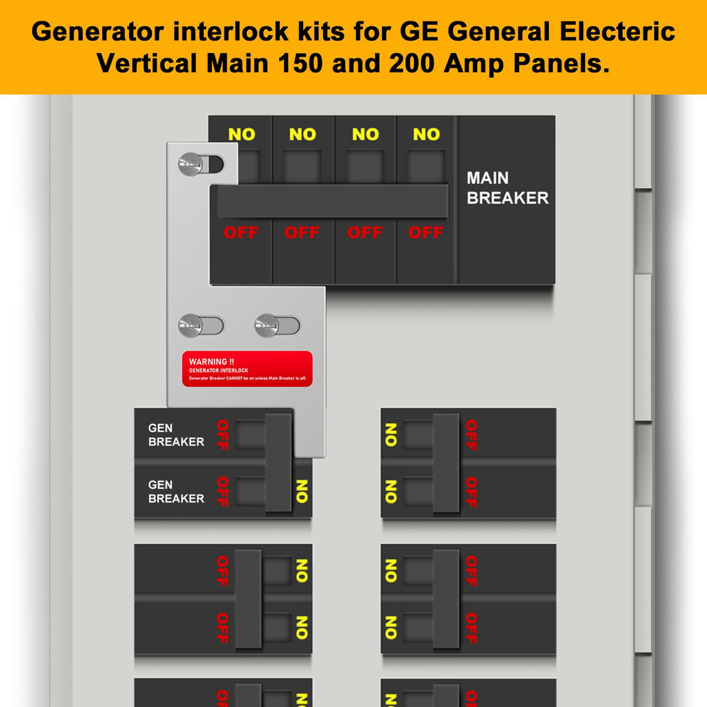 QYZZRS Generator Interlock Kit Compatible with GE General Electeric