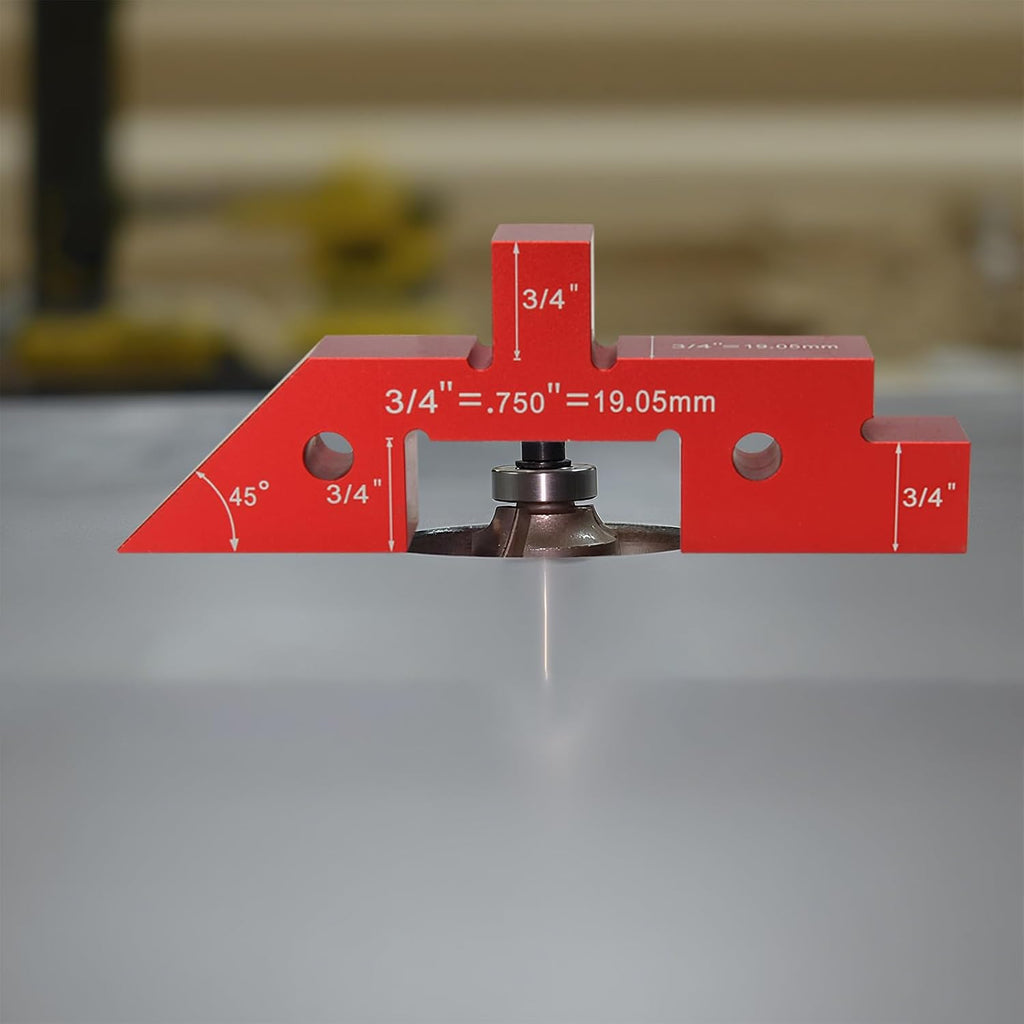 Setup Blocks Woodworking, 14 Pcs Router Table Saw Accessories