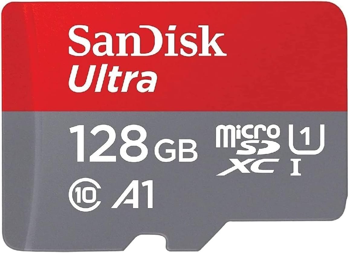 SanDisk MicroSD Ultra 128GB Memory Card Compatible with Wyze Cameras | For Cam OG, Wyze Cam Pan v3 Models