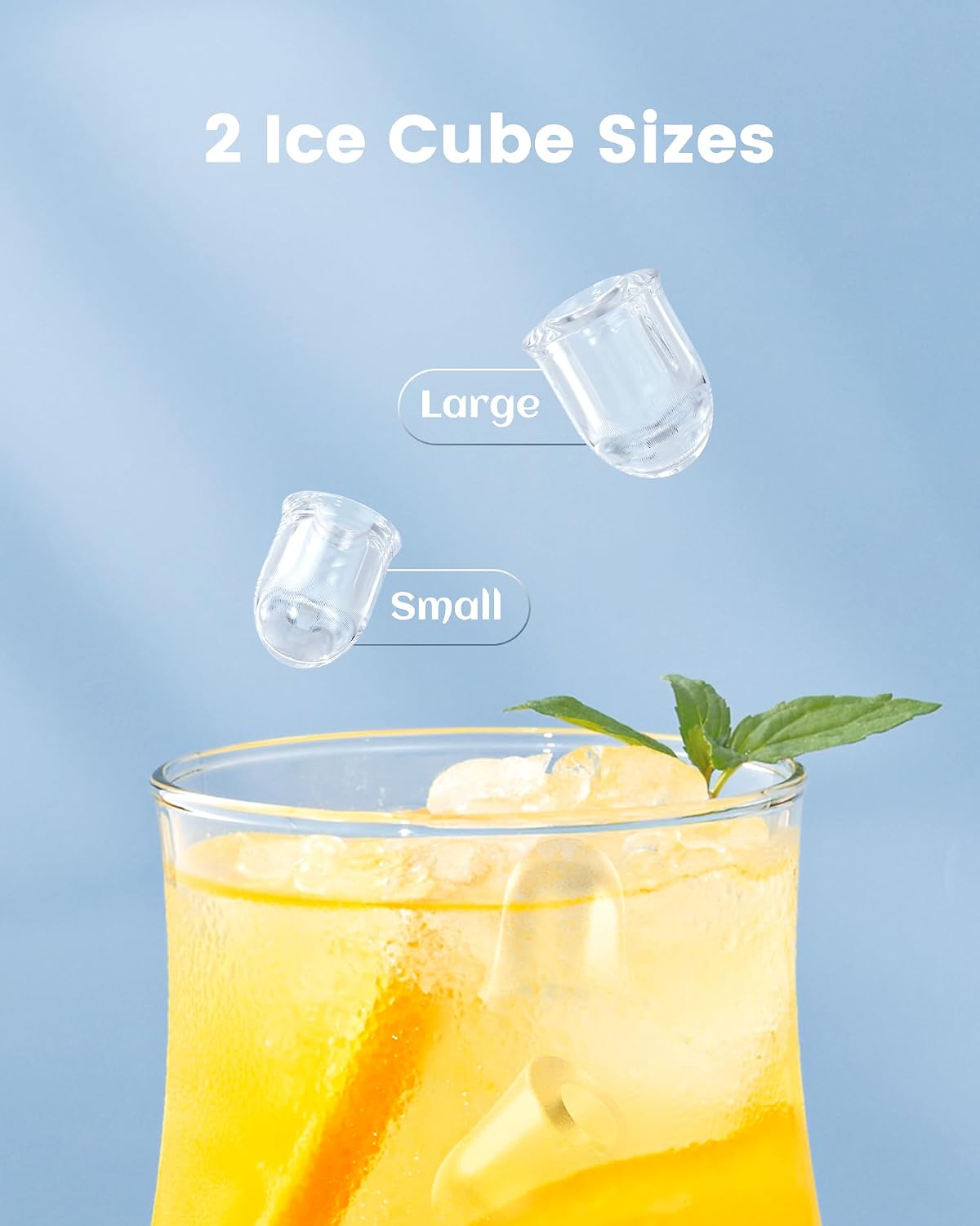 Nugget Ice Makers Countertop, 44lbs Per Day, Pebble Ice Machine