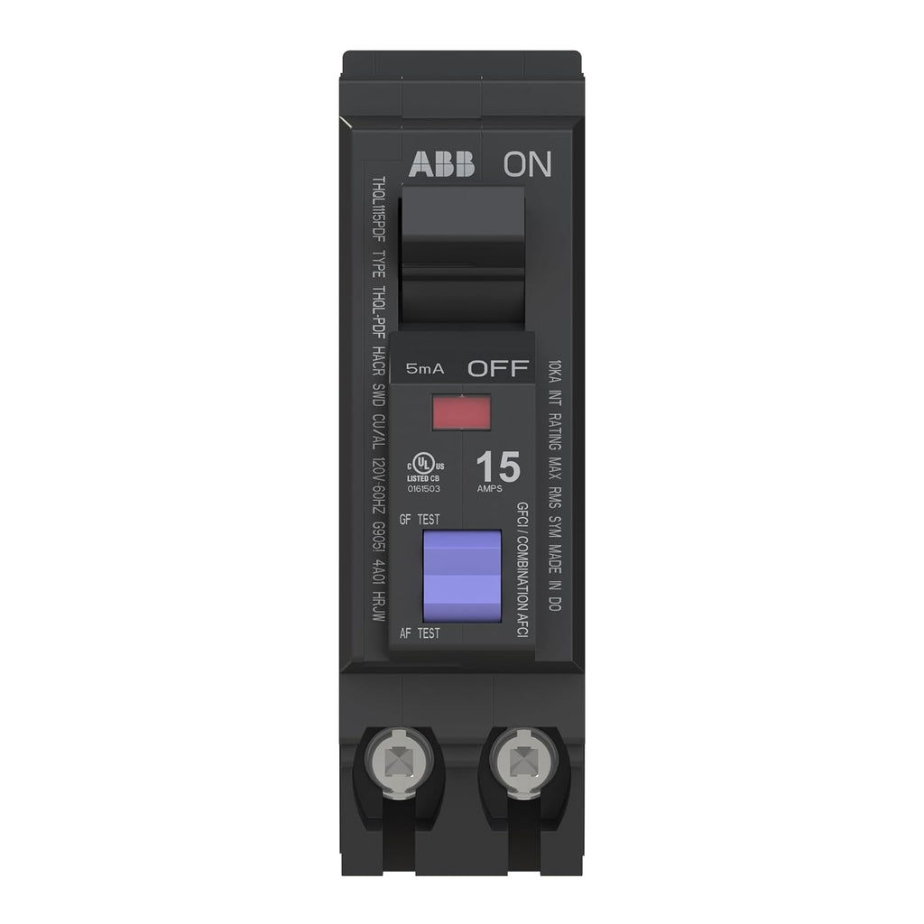 ABB Q-Line THQL1115PDF • Dual Function Circuit Breaker • 15 Amp • 1-Pole