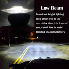 USR 95-97 Tacoma Pick Up 7x6 H6054 LED Sealed Beam Projector Headlight WITH Polarity Correction Module Low/High Beam