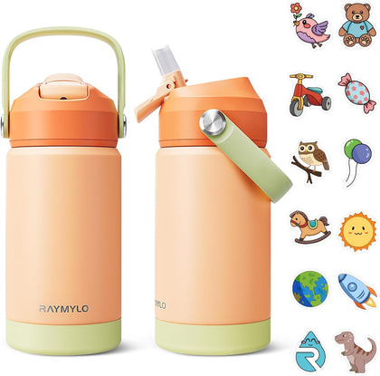 Kids Water Bottle 12oz, Insulated Toddler Water Bottle | Stainless Steel, School Boys Girls, Cups with Straw