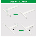 Window AC Bracket No Drill Air Conditioner Support to 160lbs