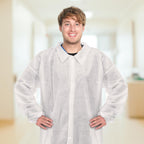 50 Pack Disposable Lab Coats for Adults