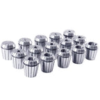 Accusize Industrial Tools ER40 Collet System, R8 Shank, 15 Pcs, 0223-0984