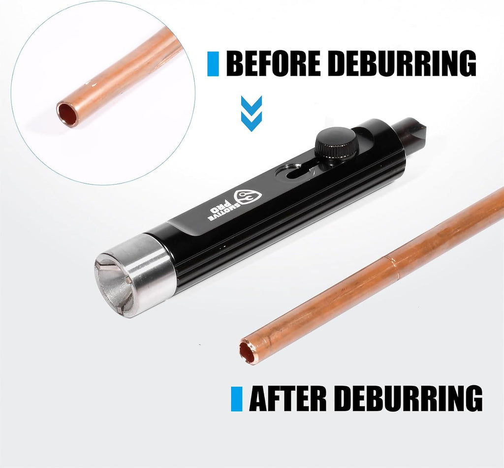 SMOTIVEPRO Dual-End Rimming & Deburring Tool, for 3/16" to 1/2" Tubing