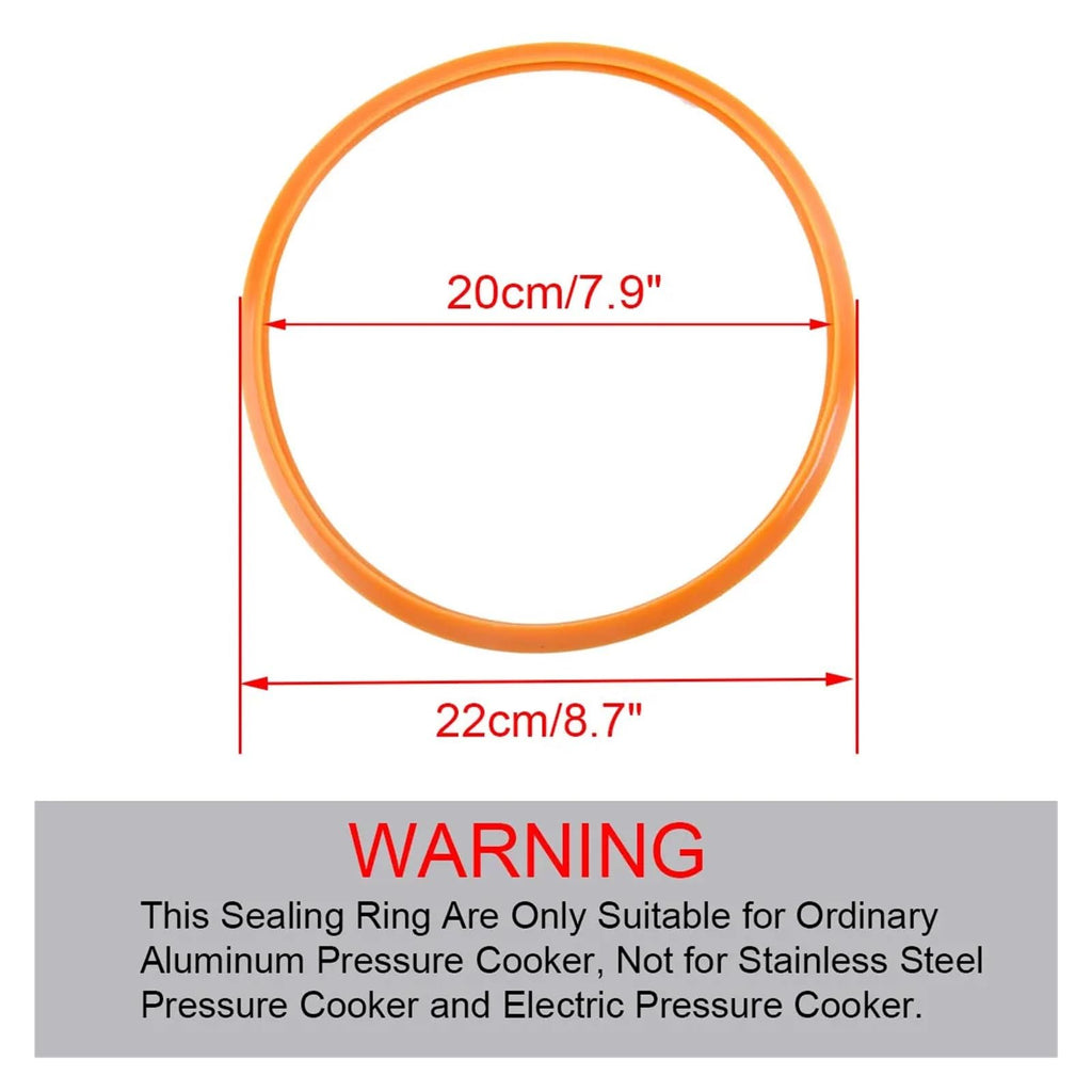 2pcs Pressure Cooker Sealing Silicone Home Seal O Ring Rubber Clear Replacement Gasket Cooking Tools(2pcs 34cm)