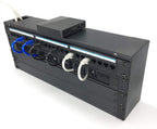 2 Pack-1U Brush Panel 19-inch Rack Mount Disassembled