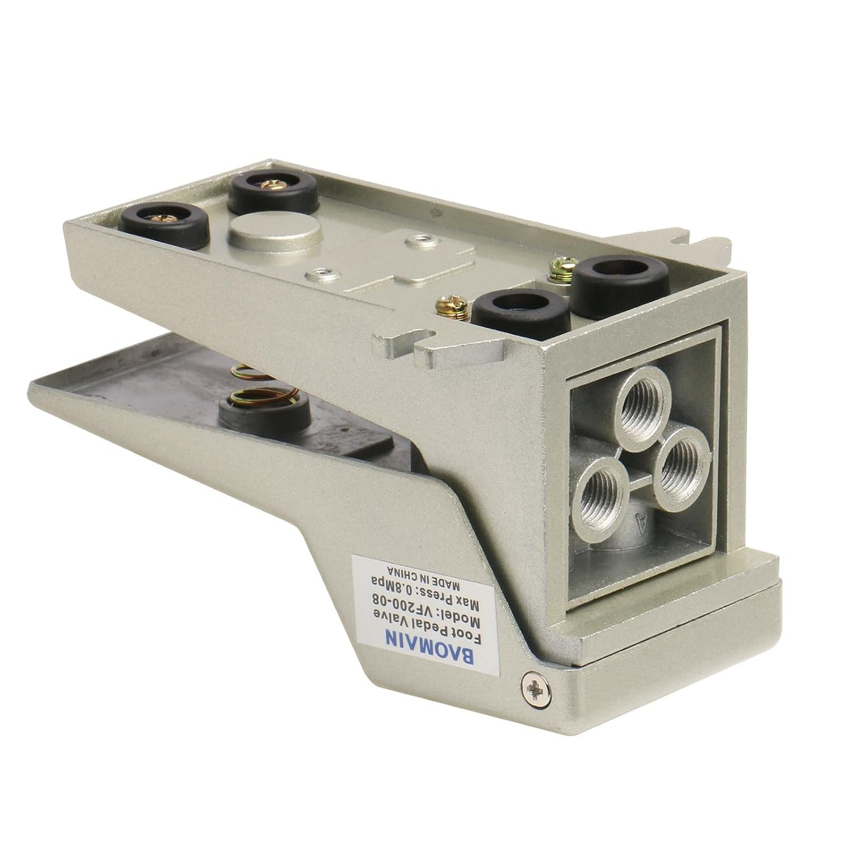 BAOMAIN VF200-08 Pneumatic Foot Pedal Valve, PT 1/4" 2-Position 3-Way