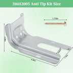 316112005 Anti-Tip Bracket Kit Replacement for Frigidaire Stove and Oven