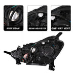 Halogen Headlight Assembly Compatible with 2016-2019 Nissan Sentra