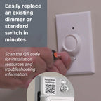 Legrand Radiant 150W LED Dimmer Light Switch 3-Way Rocker Graphite 1 Pack
