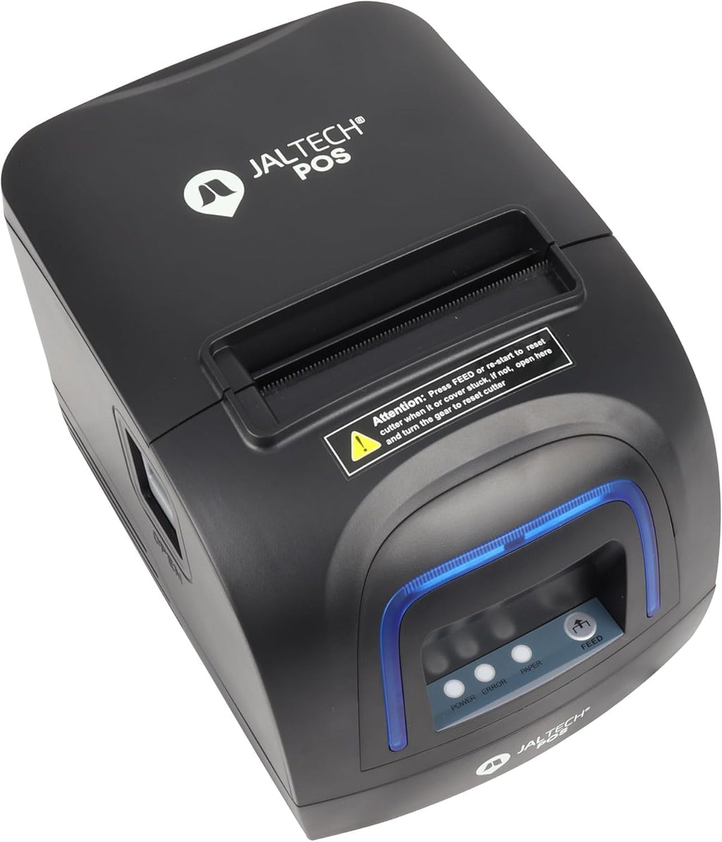 80mm POS Thermal Receipt Printer (RP326), USB/Serial/Ethernet, Auto Cutter & Cash Drawer Support, High-Speed