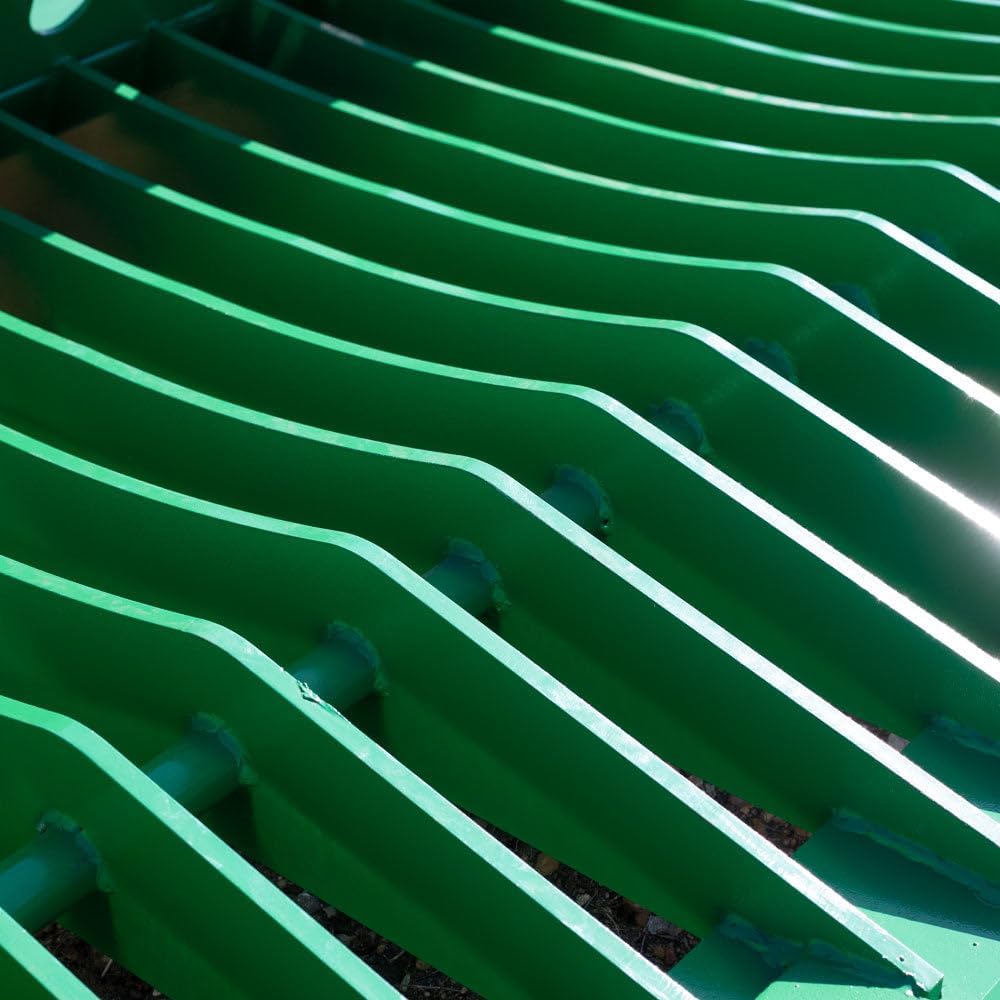 72in Fine Grade Skeleton Rock Bucket Fits John Deere Hook & Pin Tractors, Open-Tined Bottom for Fine Grade Sifting