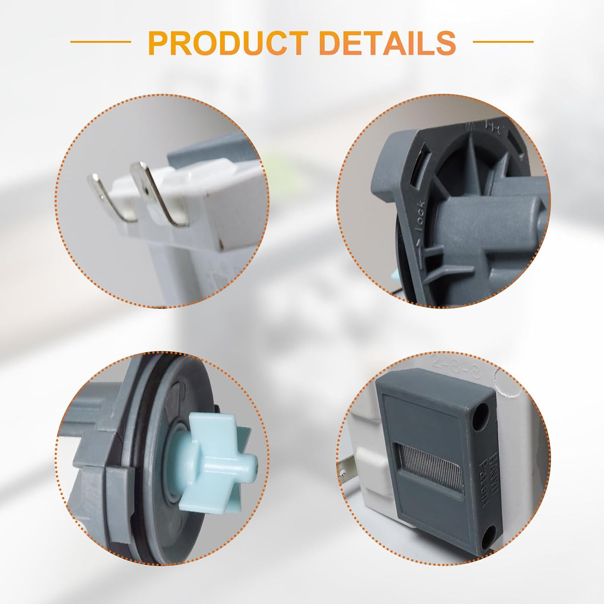 DD81-02635A B20-3A01 Dishwasher Drain Pump Assembly D.I.Accessa Original Equipment Manufacturer(OEM) Part Fit For DW80N3030us DW80R2031 DW80CG4021SRAA DW80CG4051SRAA DW80M2020US/AA Series