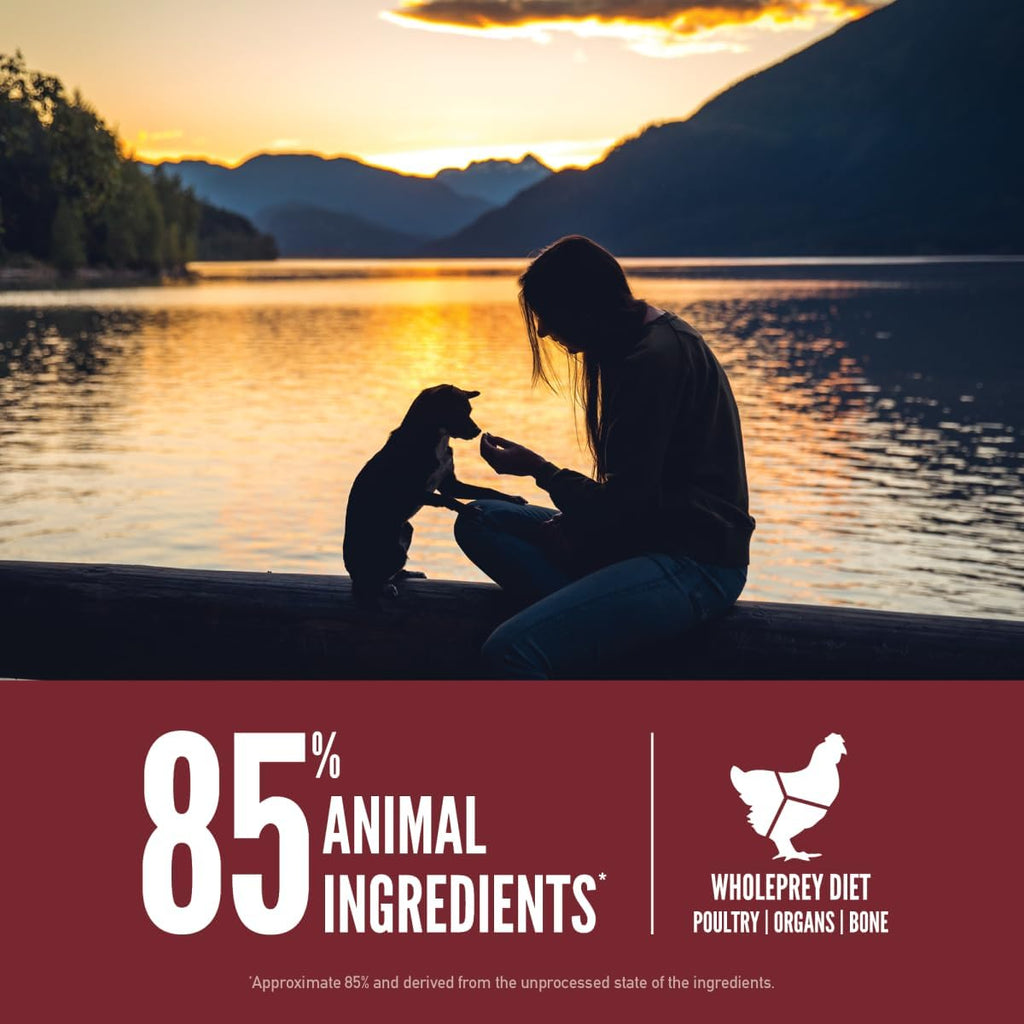 Grain Free WHOLEPREY Dry Dog Food Small Breed Recipe 4lb Bag