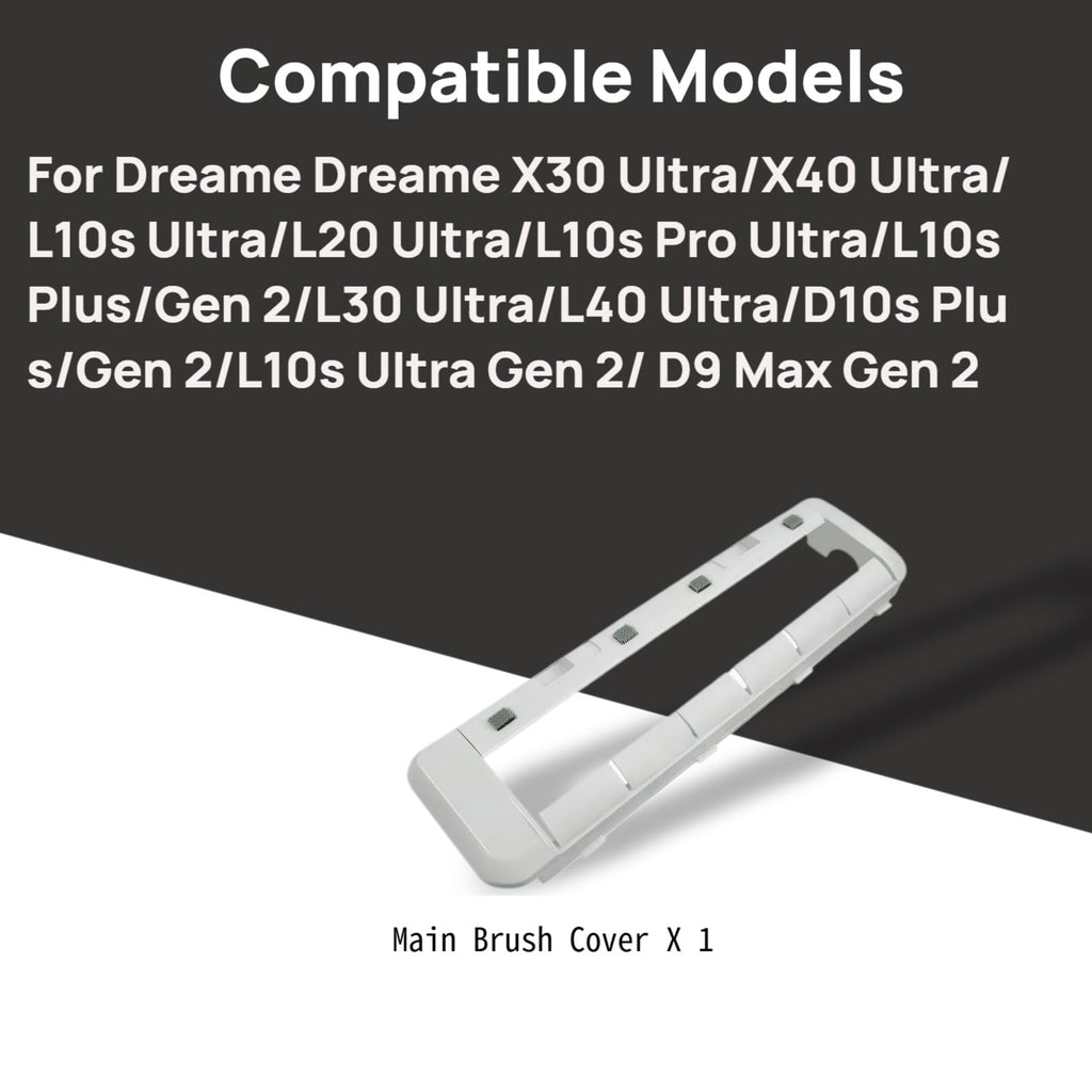 LEHANGOK Main Brush Cover Compatible with Dreame Robot Vacuum