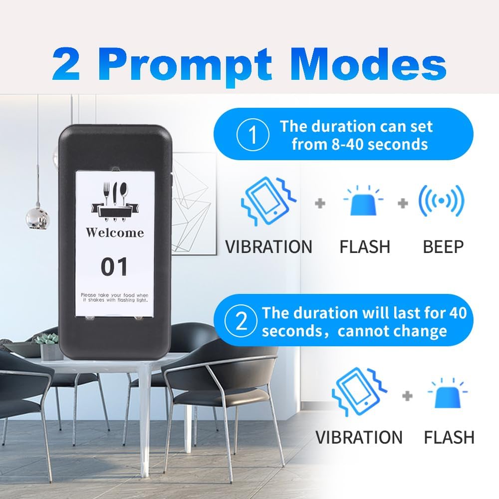 Restaurant Pager System, 20 Beepers, Wireless Calling System
