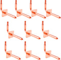 WHK 10 Packs 1/2"x 6"Copper PEX-B,C Stub Out Elbow with Wall Flange