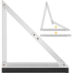 Relaxweex 24 Inch Folding Triangle Ruler Aluminum Framing Square