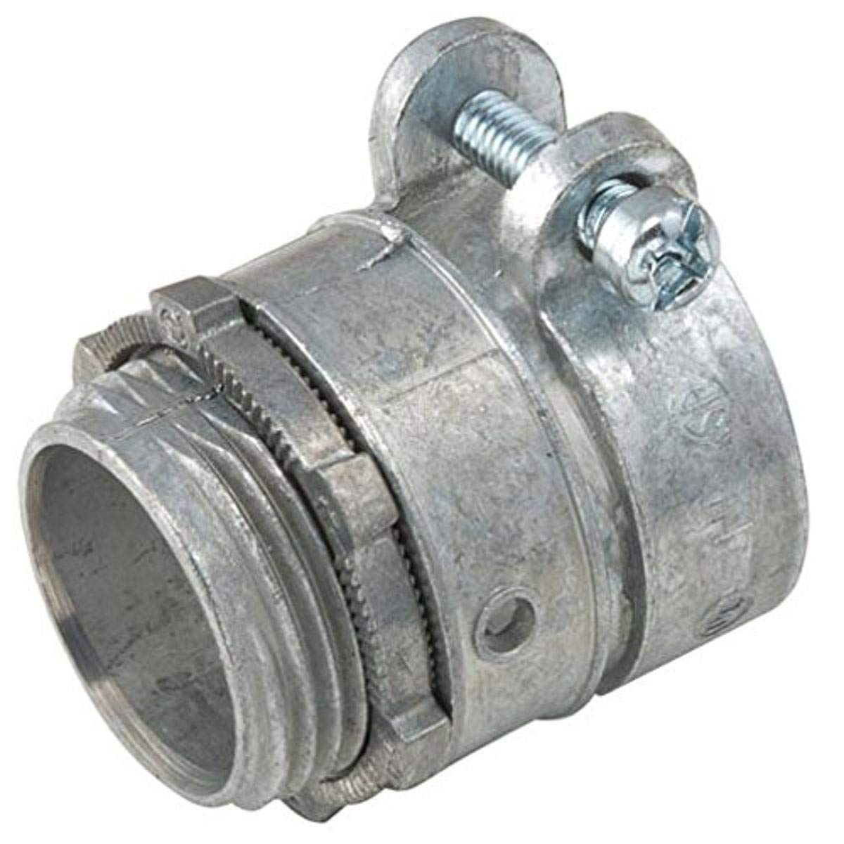 2194 Squeeze Connector, Die Cast Zinc, Flexible Metal Conduit, 1" (Pack of 10)