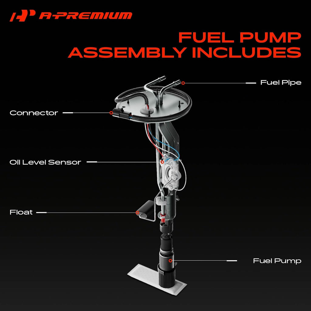 A-Premium Electric Fuel Pump Assembly Compatible with Mercury, Lincoln