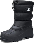 Snow Boots for Boys & Girls Warm Waterproof Slip Resistant Winter Shoes (Toddler/Little Kid/Big Kid)