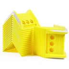 24Pack Flatbed Strap Protector Corner Edge Protector Plastic Yellow for Cargo Loads Box Truck Equipment Webbing to
