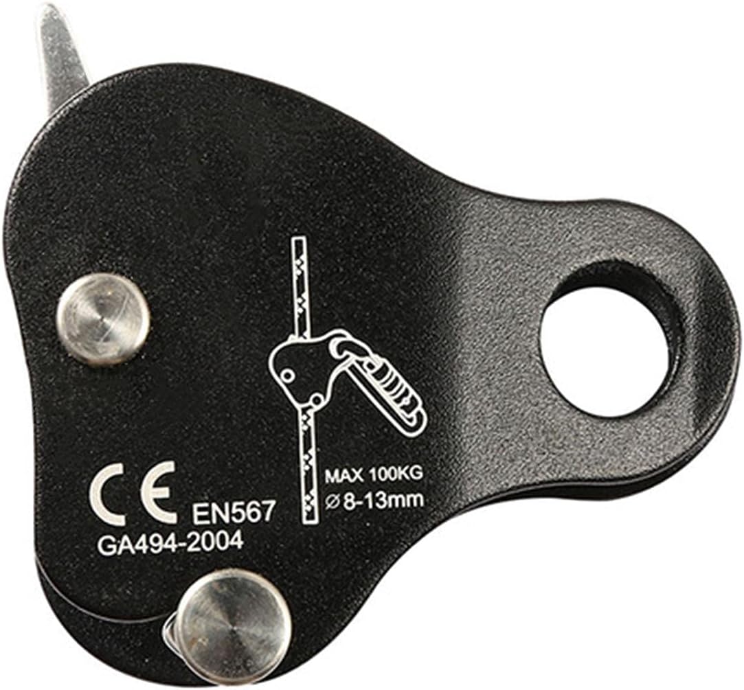 Climbing Rope Grab, High Strength Self Locking Safety Protective, Climbing Ascender Fall Protection Belay Device