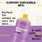 Everyday Shea Bubble Bath, Lavender 2-Pack, 32 Oz Ea