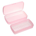 Plastic Sterilizing Tray for Nail Art Accessories Tools, Portable Nail Art Tool Sterilizer Tray with Strainer, Fully