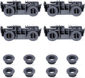 4-Pack WD28X27241 Dishwasher Bottom Rack Wheel/Roller Kit Fit for GE