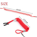 Klanata Kill Switch Lanyard for Suzuki, Boat Outboard Emergency Stop Cord