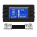 DC 0-200V 100A Digital Battery Monitor Meter, LCD, Solar, Multifunction | Solar Power Meter, Multimeter, Ammeter