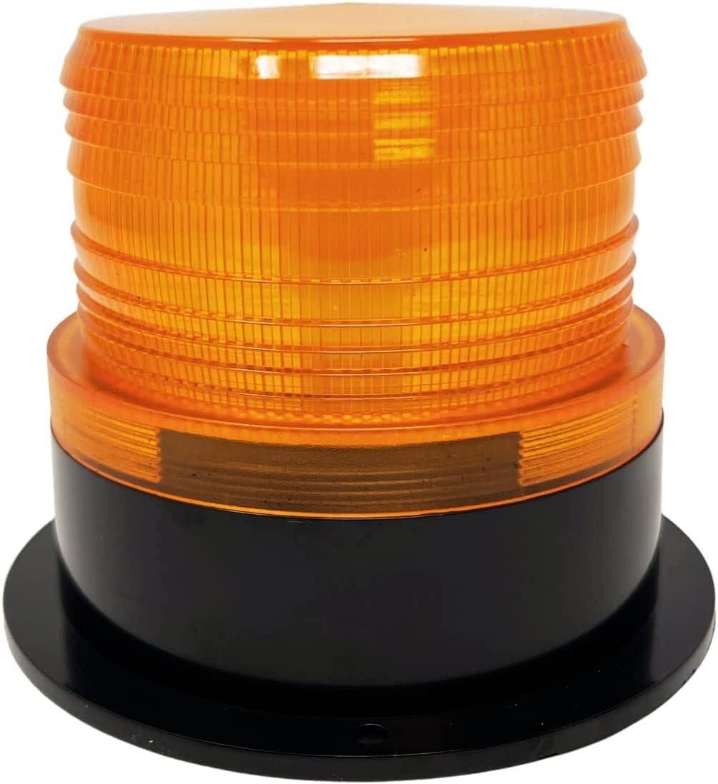 2x 24 LED Amber Forklift Beacon Strobe Light Safety Warning Flashing Lights Magnetic Base Surface Screw Mount 12V-24V