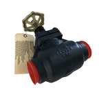 Hansen GS200H, 2" Ammonia Shut-Off Valve Globe, Socket Weld, Handwheel
