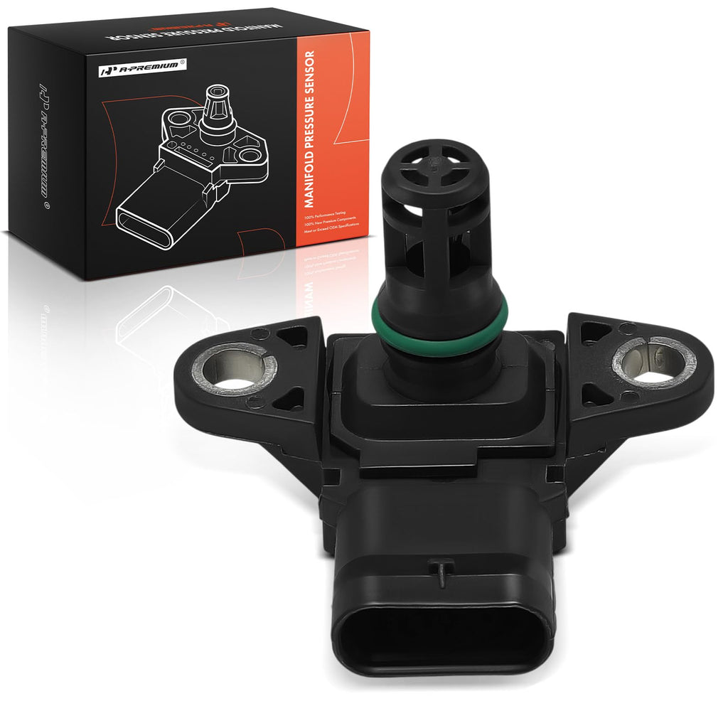 A-Premium Turbocharger Boost Sensor Compatible with BMW