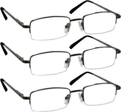 9509 Reading Glasses 1/3 PK, Men and Women +1.00-4.00