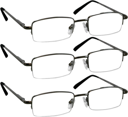 9509 Reading Glasses 1/3 PK, Men and Women +1.00-4.00