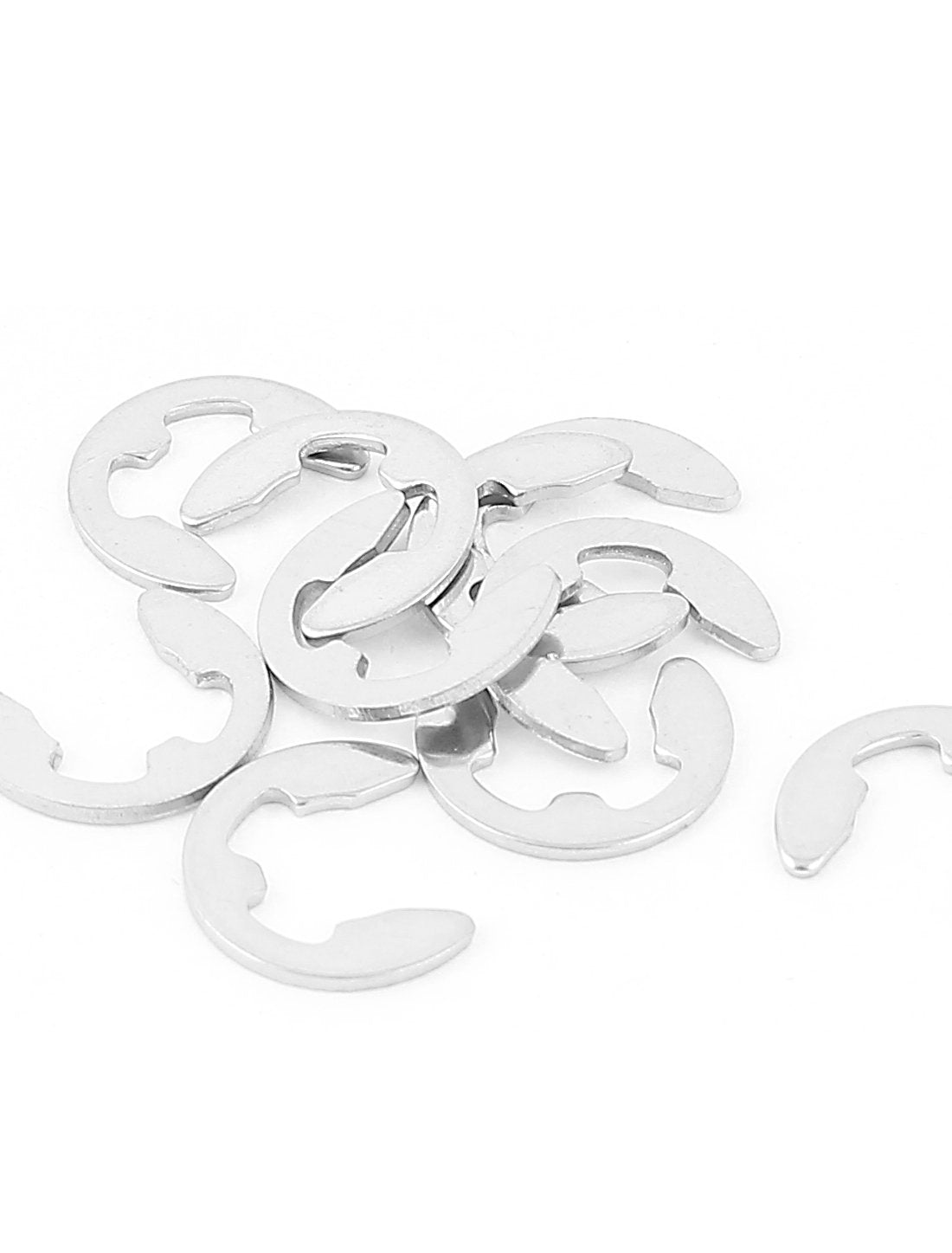 uxcell Fastener External Retaining Snap Ring E-Clip Circlip 7mm 10pcs