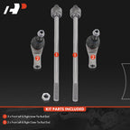 A-Premium Front Inner Outer Tie Rod End Kit Fix Uneven Tire Wear