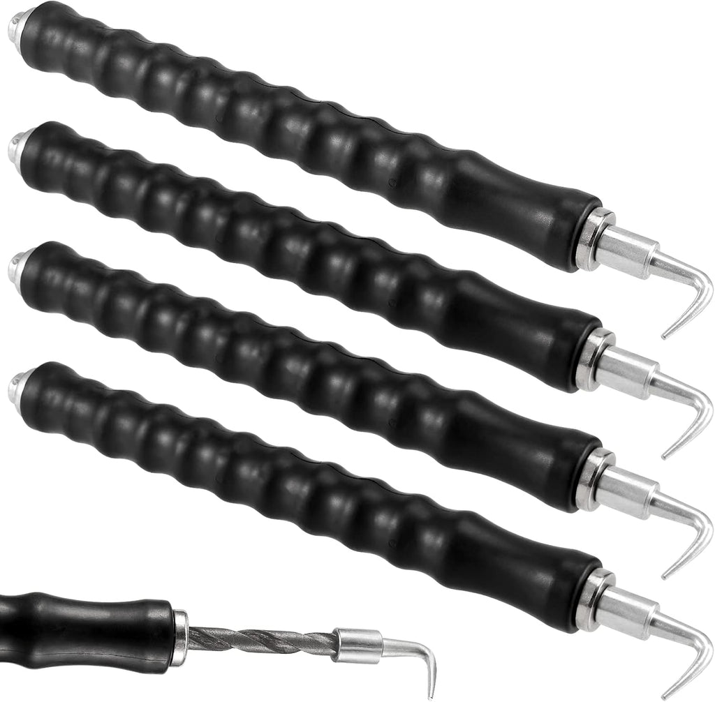 4 PCS Automatic Rebar Tie Wire Twister, Rebar Tie Wire Twister Tool with Ergonomic Rubber Handle Reinforced Spring
